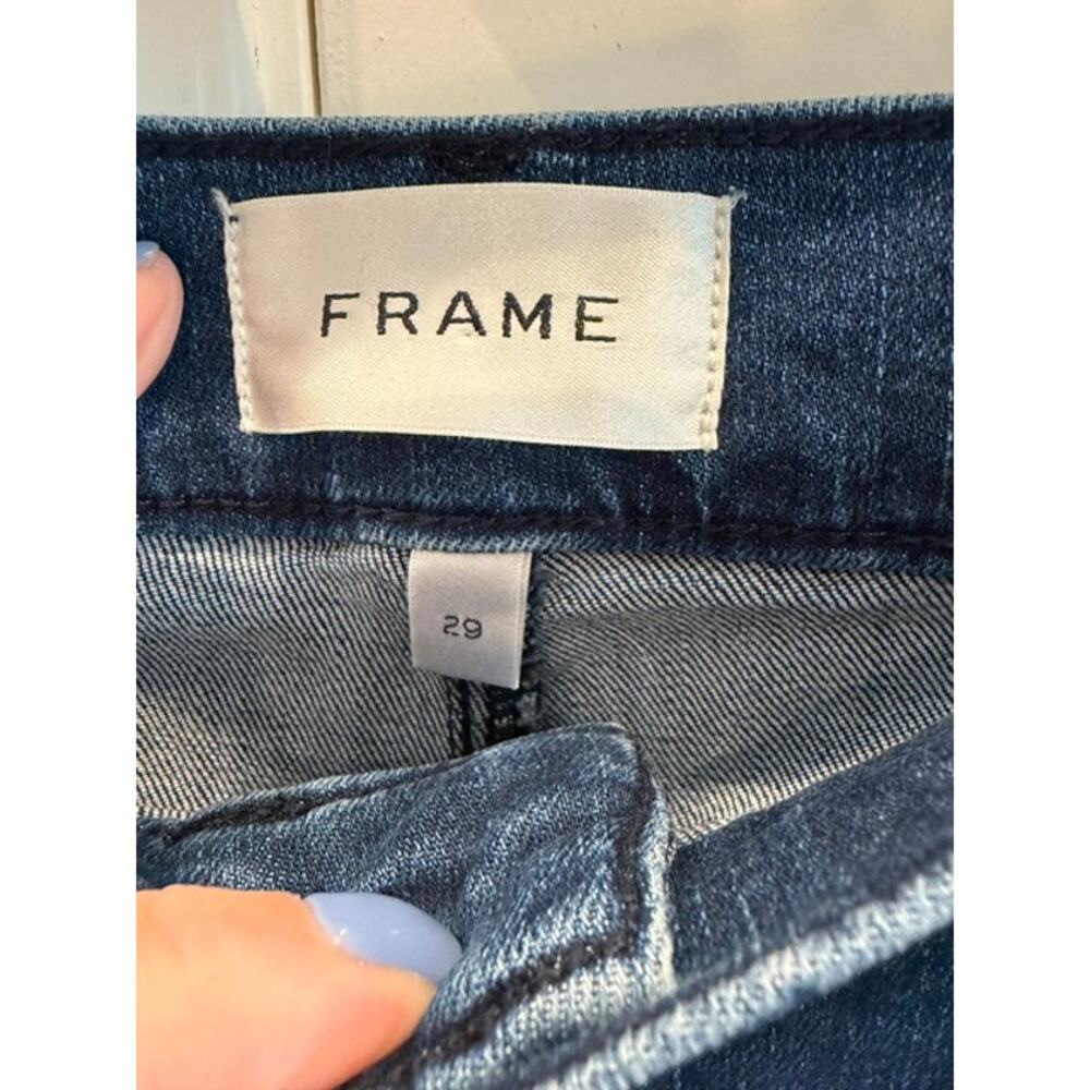 FRAME Le Palazzo Crop Wide Leg Jean in Keepsake Size: 29 - Picture 8 of 10